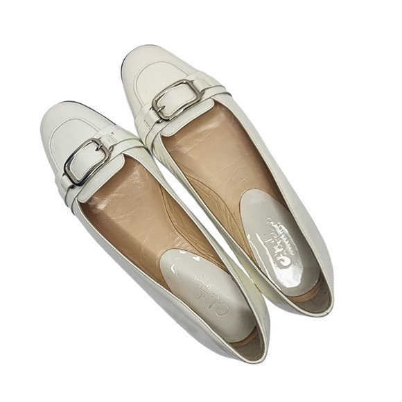 Cole Haan. Clarice. White Patent Leather Loafers. Size 6.5 - Picture 6 of 9